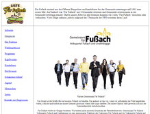 Tablet Screenshot of fuer-fussach.at